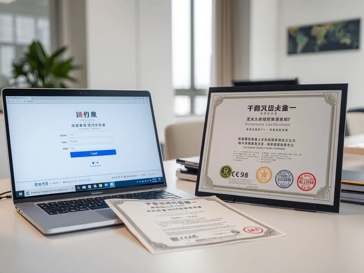 WMS系统安全等级认证证书与办公环境